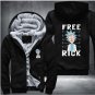 Rick and Morty Hoodie Logo Winter JiaRong Fleece Mens Sweatshirts Style 1