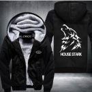 American Game of Thrones House Stark Hoodie Logo Winter JiaRong Fleece Mens Sweatshirts Style 2