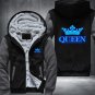 The QUEEN The KING Luminous Glowing Print Winter Fleece Thicken Hoodie Jacket Coat Style 4