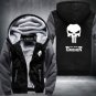 The Punisher Hoodies Anime skull Hooded Coat Thick Zipper men cardigan Jacket Sweatshirt Style 2