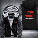 HERO F1 AYRTON SENNA Winter Men Thick Hoodies Patchwork Sweatshirt Zipper Fleece Tracksuit Style 2