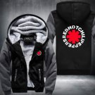 Red Hot Chili Peppers Men Hoodies Coats Rock and Roll Thicken Fleece Zip up Mens Jacket  Style 2