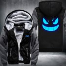 Pokemon Pocket Monster Gengar Luminous Zipper Jacket Sweatshirts Thicken Hoodie Coat Style 2
