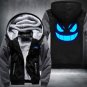 Pokemon Pocket Monster Gengar Luminous Zipper Jacket Sweatshirts Thicken Hoodie Coat Style 2