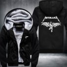 Classic Heavy Metal Metallica Rock Men's Hoodies  Thicken Fleece Zipper Casual Tops  Style 1