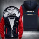 Los Angeles Rams Hoodies Zip Up Printing Pattern Coats Super Warm Thicken Fleece Men's Coat  Style 2