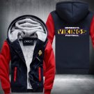 Minnesota Vikings Hoodies Pattern Coats Super Warm Thicken Fleece Men's Coat Style 2
