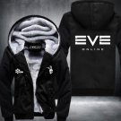 EVE Online Witner Hoodie Mens Thicken Fleece Coat GUSTAS Zipper Jacket Style 1