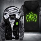 Anime NARUTO Akatsuki Cosplay Green Luminous Jacket Sweatshirts Thicken Hoodie Coat Style 2