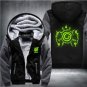 Anime NARUTO Akatsuki Cosplay Green Luminous Jacket Sweatshirts Thicken Hoodie Coat Style 2