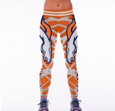 Denver Broncos Sporting Legging American Footballs Team 3D Printed Skinny