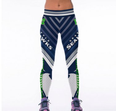 Seattle Seahawks Sporting Legging American Footballs Team 3D Printed Skinny