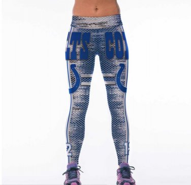 Indianapolis Colts Sporting Legging American Footballs Team 3D Printed Skinny
