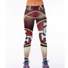San Francisco 49ers Women Legging Honeycomb Pencil Pants American Playball s Team 3D Printed