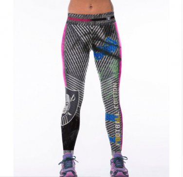 Oakland Raiders Women Legging Honeycomb Pencil Pants American Playball s Team 3D Printed