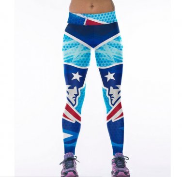 New England Patriots Women Legging Honeycomb Pencil Pants American Playball s Team 3D Printed
