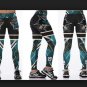 San Jose Sharks Sporting Legging American Footballs Team 3D Printed Skinny