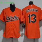 13 Manny Machado Men Stitched Jersey Size S to 3 XL orange