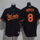 8 Cal Ripken Men Stitched Jersey Size S to 3 XL black