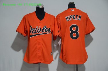 8 Cal Ripken Men Stitched Jersey Size S to 3 XL orange