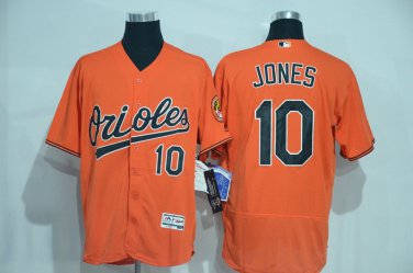10 Adam Jones Men Stitched Jersey Size S to 3 XL orange