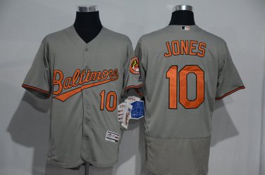 10 Adam Jones Men Stitched Jersey Size S to 3 XL grey