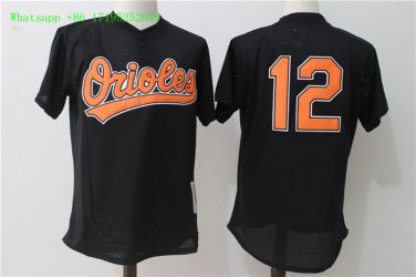 12 Roberto Alomar Men Stitched Jersey Size S to 3 XL black