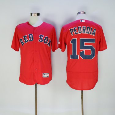 15 Dustin Pedroia Men Stitched Jersey Size S to 3 XL red