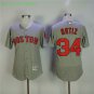 34 David Ortiz Men Stitched Jersey Size S to 3 XL grey