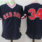 34 David Ortiz Men Stitched Jersey Size S to 3 XL blue