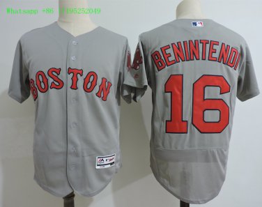 16 Andrew Benintendi Men Stitched Jersey Size S to 3 XL grey
