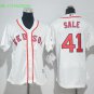 41 Chris Sale Men Stitched Jersey Size S to 3 XL white