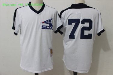 72 Carlton Fisk Men Stitched Jersey Size S to 3 XL white 3