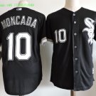 10 Yoan Moncada Men Stitched Jersey Size S to 3 XL black
