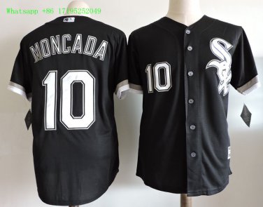 10 Yoan Moncada&Acirc;&nbsp;Men Stitched Jersey Size S to 3 XL black