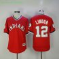 12 Francisco Lindor Men Stitched Jersey Size S to 3 XL red
