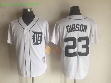 23 Kirk Gibson Men Stitched Jersey Size S to 3 XL white