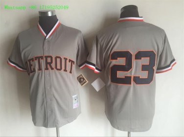 23 Kirk Gibson Men Stitched Jersey Size S to 3 XL grey