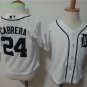 24 Miguel Cabrera Men Stitched Jersey Size S to 3 XL white