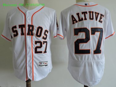 27 Jose Altuve Men Stitched Jersey Size S to 3 XL white