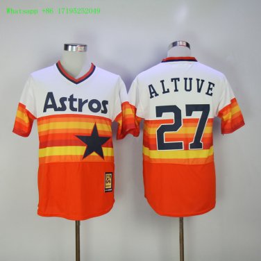 27 Jose Altuve Men Stitched Jersey Size S to 3 XL style 1
