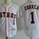 1 Carlos Correa Men Stitched Jersey Size S to 3 XL white