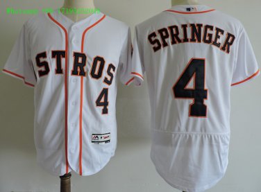4 George Springer Men Stitched Jersey Size S to 3 XL white 2