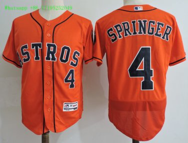 4 George Springer Men Stitched Jersey Size S to 3 XL red