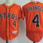 4 George Springer Men Stitched Jersey Size S to 3 XL red