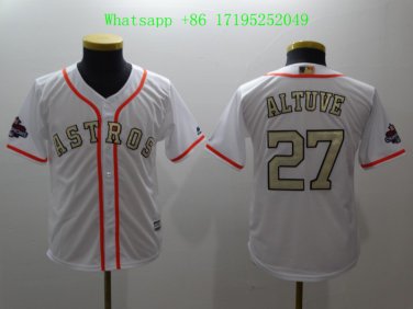 27 Jose Altuve Men Stitched Jersey Size S to 3 XL white 1