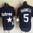 5 Jeff Bagwell Men Stitched Jersey Size S to 3 XL xanh