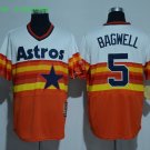 5 Jeff Bagwell Men Stitched Jersey Size S to 3 XL style 1
