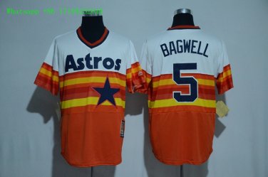 5 Jeff Bagwell Men Stitched Jersey Size S to 3 XL style 1