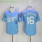 16 Bo Jackson Men Stitched Jersey Size S to 3 XL blue 3